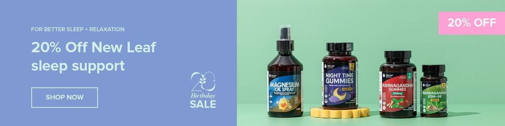 20% Off New Leaf Sleep Support Supplements
